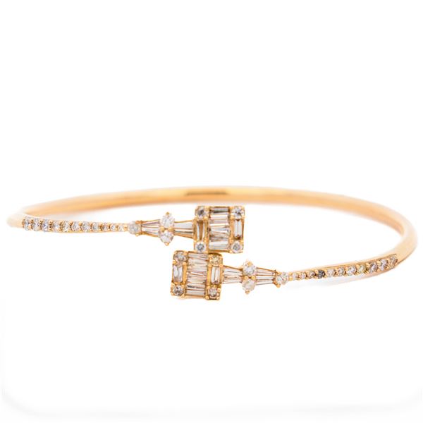 14KYG 1.75ctw Natural Diamond Bracelet