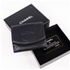 Image 1 : Chanel Caviar Leather Compact Wallet â€“ Black (6-Series) with Box & Card