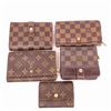 Image 1 : Louis Vuitton Wallet Set of 5 in Used Condition, Damier, LV Monogram, etc.
