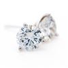 Image 3 : 14KWG 2.00ctw Round Brilliant Diamond Stud Earrings Lab