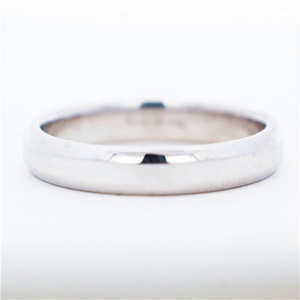 14K White Gold 4mm Band 5.45 grams Size 10