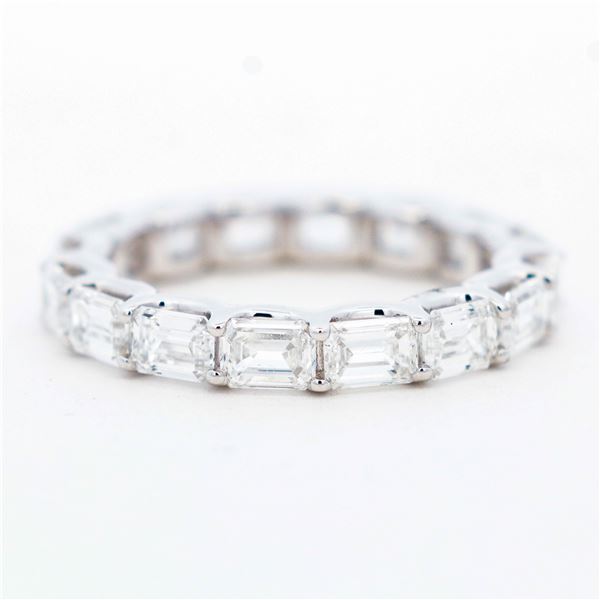 14KWG 4.00ctw Lab Grown Diamond Eternity Band, 7