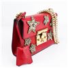 Image 2 : Gucci Red Leather Gold Hardware Padlock Mini Bag Limited Edition