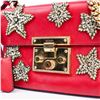Image 6 : Gucci Red Leather Gold Hardware Padlock Mini Bag Limited Edition