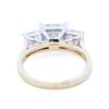Image 4 : 14KWG/YG 4.00ctw Princess Cut Lab Grown Diamond Band, 7