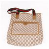 Image 2 : Gucci Vintage GG Plus Sherry-Line Tote with Matching Pouch