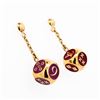 Image 2 : Louis Vuitton Enamel Earrings Dice Motifs