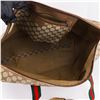 Image 6 : Gucci Sherry-Line Large Tote â€“ vintage GG canvas, Web stripe detail