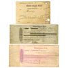 Image 1 : British Guiana Bank, 3 Proof Exchanges or Certificates of Deposit,  ca.1843 to 1907
