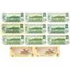 Image 2 : Canada. Bank of Canada, 1973 to 1986, Group of 11 Issued Banknotes including a Single $1 Replacement