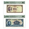 Image 1 : China. Bank of China, 1937 and 1940, Issued Banknote Pair.