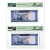 Image 2 : Iran. Bank Markazi Iran, ND (1969), Issued Banknote Pair.
