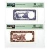 Image 2 : Iran. Bank Melli Iran, ND (1958)/SH1337, Issued Banknote Pair.