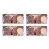 Image 2 : Iran. Bank Markazi Iran, ND (1981), Sequential Group of 4 Issued Banknotes.
