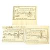 Image 1 : CT. Connecticut Pay-Table Office, 1785 to 1786, Tax Warrant Trio.