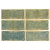 Image 2 : VA. C.S.A., $10, T-68, February 17, 1864, Group of 6 Issued Banknotes.