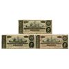 Image 1 : VA. Confederate States of America, $20, T-67, February 17, 1864, Issued Banknote Trio.