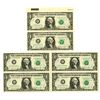 Image 1 : IL., U. S.  F.R.N., $1, Series 1981A, Fr.# 1912G, Uncut Banknote Trio.