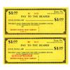 Image 1 : PA. Erie Clearing House, 1933. U/U, $1 Depression Era Bearer Scrip Notes (2)