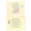 Image 1 : Robert F. Kennedy & Adlai E. Stevenson Signed Dinner Invitations, ca. 1950-60s.
