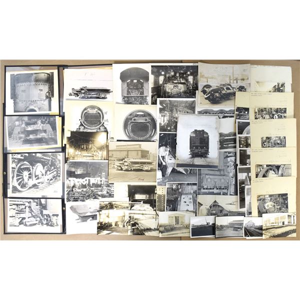 Collection of Construction and Mechanical Locomotive Related Photographs, 1930s to 1950s