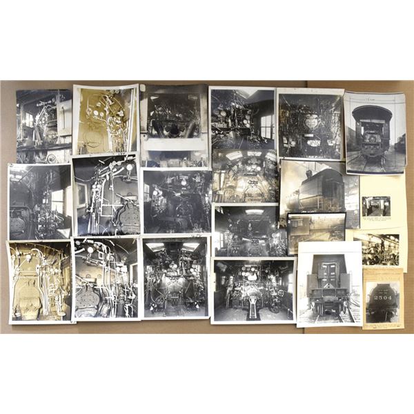 Locomotive Cab and Engine Construction Photographs, ca.1930s