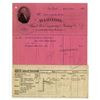 Image 1 : Hamilton BNC Intaglio Printed Letterhead, 1904, For Printing New Jersey School Tickets.