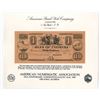 Image 1 : ANA 1992 Bank of Florida $4 Obsolete Reprints of 1843 Banknote.