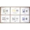 Image 1 : ABNC, Hawaii, 1993 Reprint Proof Stamp Souvenir Card Collection of 5 Sets of 6 Different Proofs.
