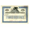 Image 1 : NY. American Bankers Credit Co., ND (1900s), Specimen Stock Certificate.