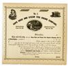 Image 1 : PA. Hope Hose and Steam Fire Engine Co. No. 2, 1859, Unissued Bond