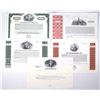 Image 1 : Entertainment Proof & Progress Proof Stock Certificate Collection, ca. 1980s.