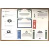 Image 1 : Banking and Finance Proof & Progress Proof Stock Certificate Collection, ca. 1970s to 2000