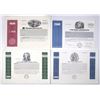 Image 1 : Banking and Financial Institution Proof & Progress Proof Stock Certificate Collection, ca. 1980 to 2