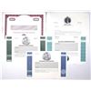 Image 1 : Industrial and Corporate Proof & Progress Proof Stock Certificate Collection, ca. 1980 to 2000