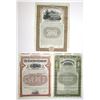 Image 1 : PA & NY. Steel and Industrial Related Specimen Gold Coupon Bond Trio, 1896 to 1910.
