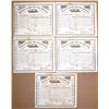 Image 2 : MD. Baltimore & Ohio Rail Road Co., 1872-1875 I/C Stock Certificate Group.