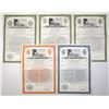 Image 1 : Great Northern Railway Equipment Trust, 1962 to 1968 Specimen Bond Quintet