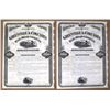 Image 1 : SC. Greenville & Columbia Rail Road Co., 1875, Partially Issued Bond Pair.