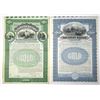 Image 1 : VA. Virginia. Southern Railway Co., 1901 and 1906, Specimen Gold Coupon Bond Pair