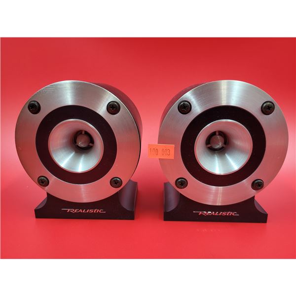 Pair Of Realistic 40-1310A Super Tweeters