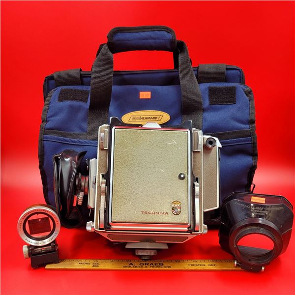 Linhof Technika 4x5 Large Format Camera Made In West Germany w/ Lenses & Case