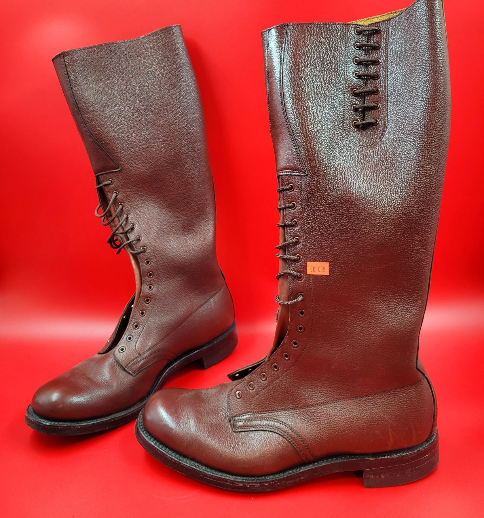 Rcmp Riding Boots Pair Of Leather RCMP Biltrite Laced Boots