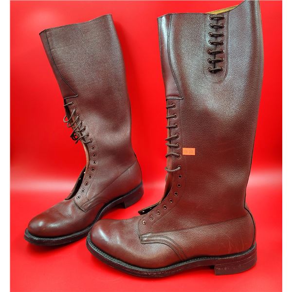 Pair Of Leather RCMP Biltrite Laced Boots