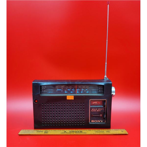 VTG Sony 7R-11 Solid State Super Sensitive 8-Transistor Radio Made In Japan