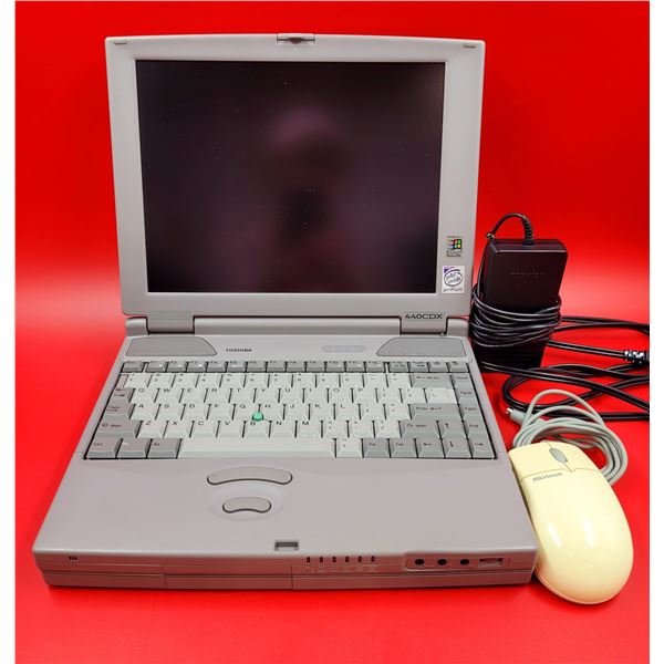 Toshiba Satellite Pro 440CDX Computer & Mouse w/ Cord