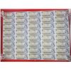 Image 1 : Uncut Sheet Of 40 1973 $1 Canadian Bills