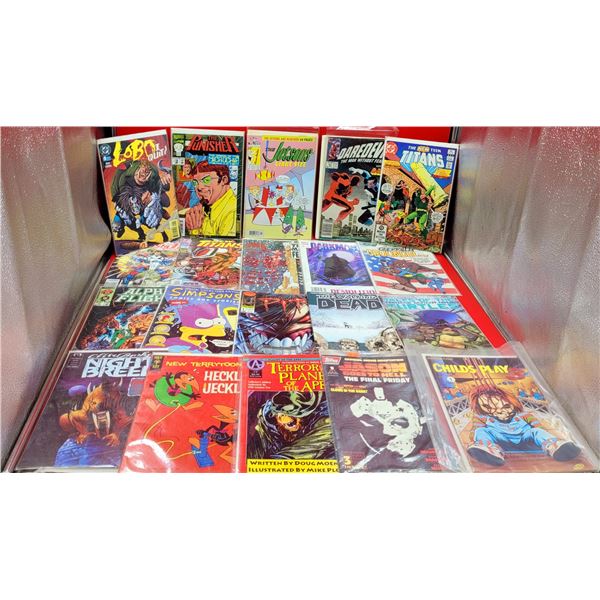 Lot Of Misc. Comics (Chucky, Simpsons, Titans)