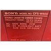Image 2 : Sony CFS-W600 Stereo AM/FM Cassette Recorder