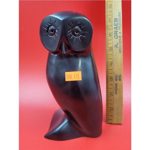 Carved Pearlite Owl